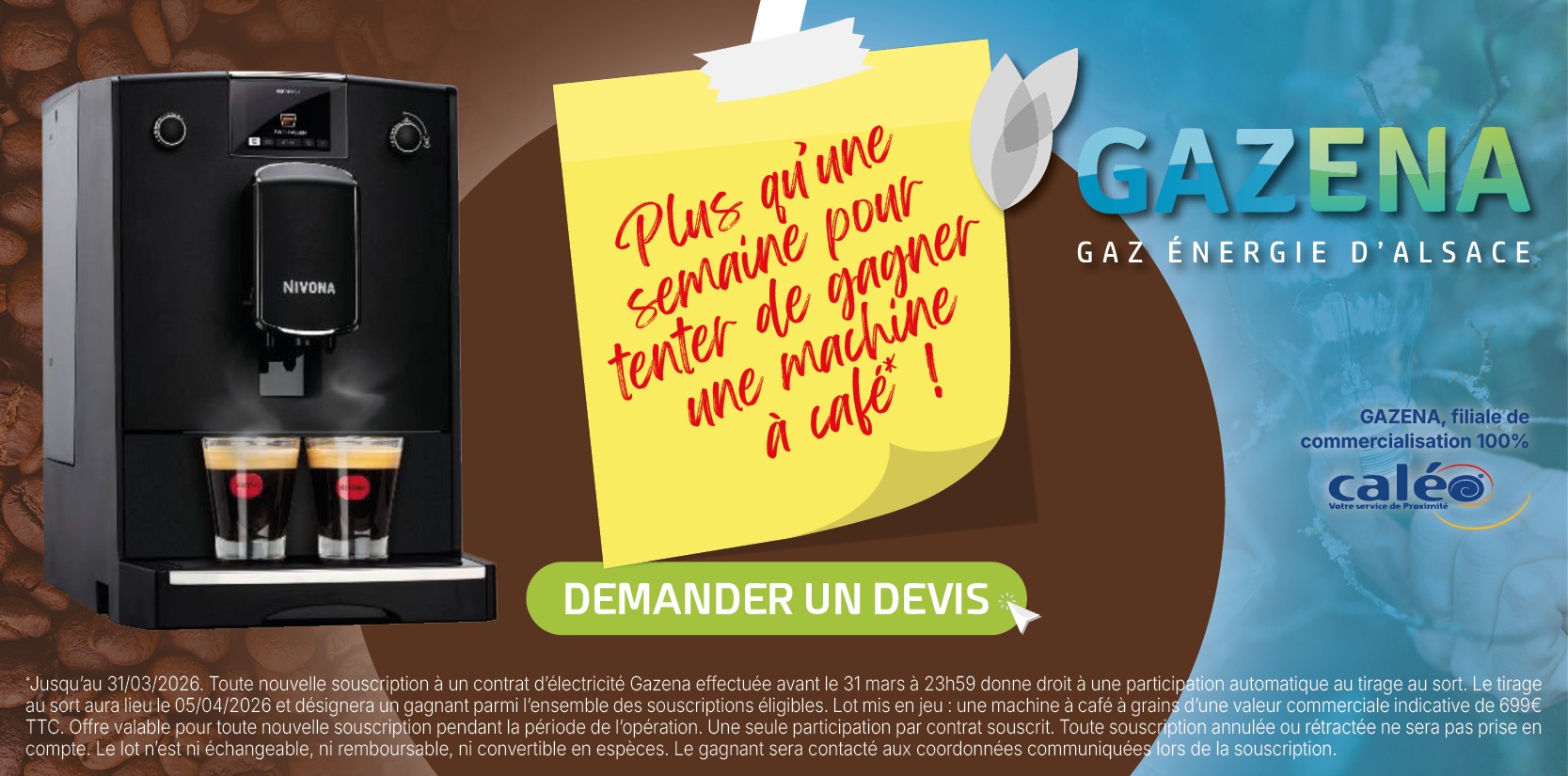 GAZENA - POP-UP 2 - Jeu concours Lagarde
